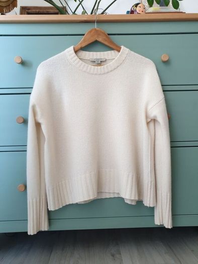 Allsaints Wool +cashmere Knitted Jumper Size Medium