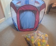 Ball pit and balls FREE Space themed good condition
