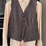 Moss Bros 3 piece Suit - Dark Grey Image 6