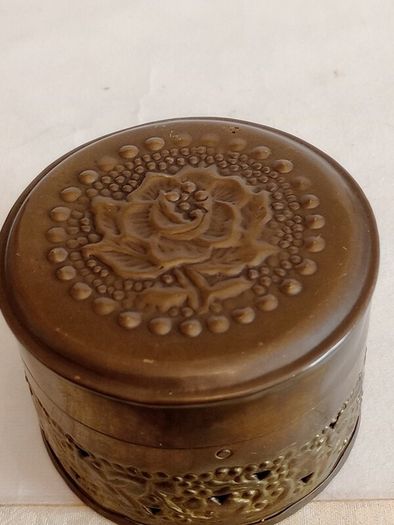 Vintage Copper/Brass Cricket Box