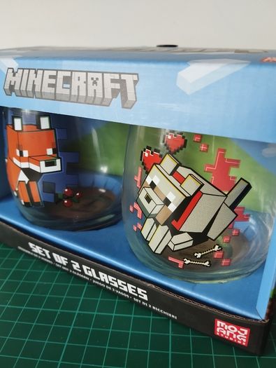 Minecraft Glass Set (2 Pack)  Paladone