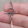 Suarti Branded Baroque Pearl Necklace on Sterling Silver Closures Image 8