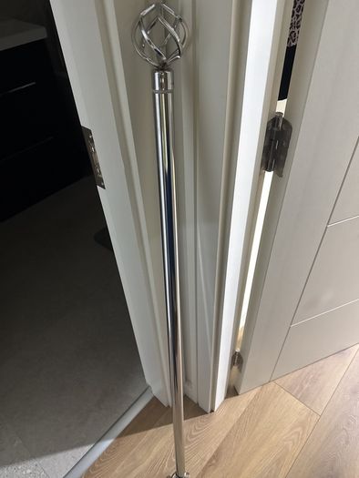 66" x  78" Curtains and curtain rod