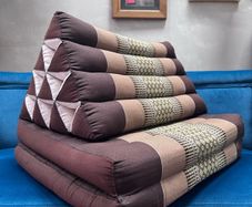 Thai Foldable Floor Cushion Brown