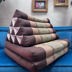 Thai Foldable Floor Cushion Brown