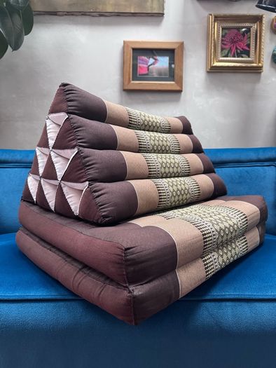 Thai Foldable Floor Cushion Brown