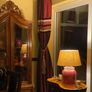 Nicholas Mosse Red Lawn Tall lamp . First quality in perfect condition. Further Reduced Image 2