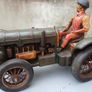 Large Vintage Tractor & Fire Truck Image 5
