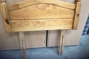 Single pine headboard