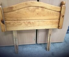 Single pine headboard