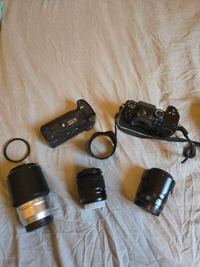 Fujifilm X-H1, lenses and grip