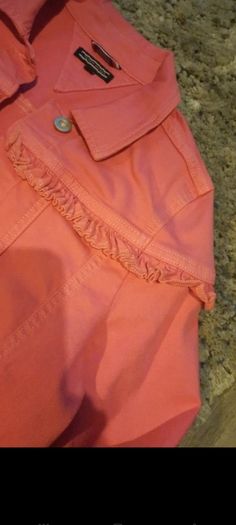 Tommy hilfiger pink denim jacket