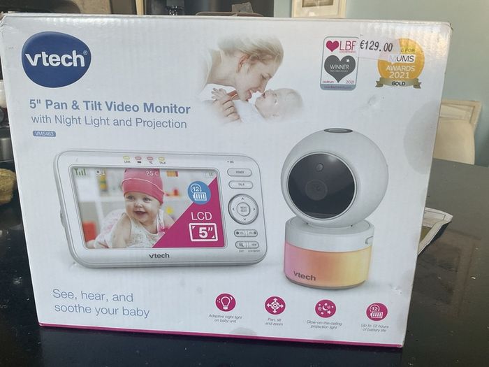 Vtech 5" Pan & Tilt video monitor with night light  good as new Dublin South
