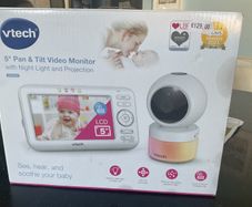 Vtech 5" Pan & Tilt video monitor with night light  good as new Dublin South