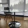 Round Glass Dining Table Image 3