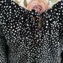 Bnwt Bershka black polka dot top large Image 2