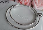 New genuine pandora sterling silver essence bracelet/ bangle