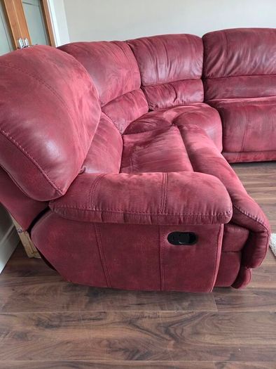 Corner recliner sofa