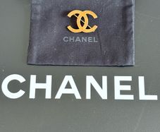 Vintage chanel employee CC brooch