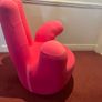 Pink hand shaped chair Image 3