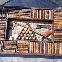 Wooden Framed Large Snooker Plague