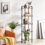 Ladder Shelf,5-Tier Storage Shelves,Small Bookshelf,Shelving Unit with Metal Frame,Vintage Industrial Plant Display Stand,Bookcase for Living Room, Home Office (FREE POSTAGE) Image 2