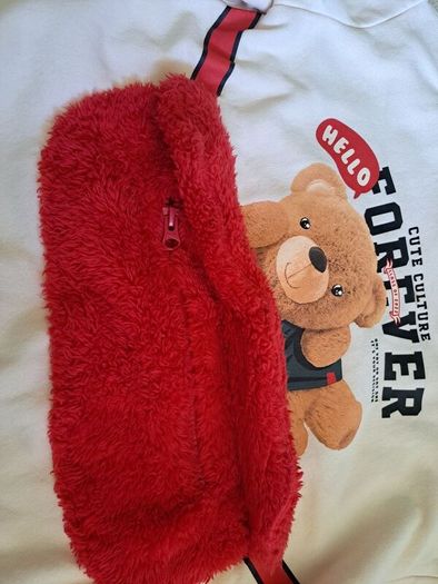 Teddy  Cute Bag Sweatshirt 9-10 Sweatshirt
