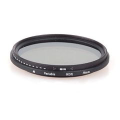 58mm  ND Filter Neutral Density Adjustable From ND2 to ND400