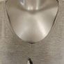 Evans grey V-neck sequin pinguin top size UK22 EU50 Postage included Image 3