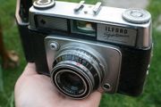 Vintage Retro Ilford Sportsman Dacora Dignette Camera with f2.8 Cassar 45mm Lens