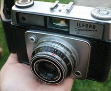 Vintage Retro Ilford Sportsman Dacora Dignette Camera with f2.8 Cassar 45mm Lens