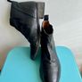 Jigsaw crinkle leather ankle boots 40/7 Image 2