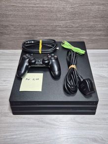 Sony PlayStation 4 Pro 1TB Low FW 12.00 Console PS4 Black Controller Tested (1)