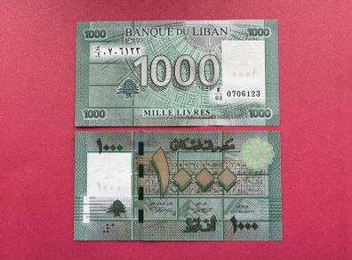 Lebanon  1000  Livres  2011. Pick 90a  ( Uncirculated )