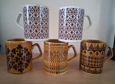 Collection Arklow Mugs rare