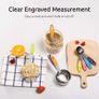Brand New Measuring cups: U-Taste 18/8 stainless steel measuring cups and measuring spoons set of 10 Image 4