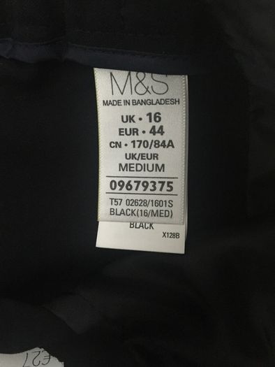 Brand New Ladies Black Trousers Size 16