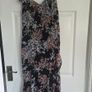 Black Flowery Dress Image 4