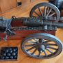 Collection of 3 heavy vintage decorative canons Image 2
