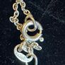 sterling silver cross like pendant on 925 chain Image 3