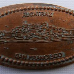 Elongated Coin - Alcatraz (San Francisco, California)