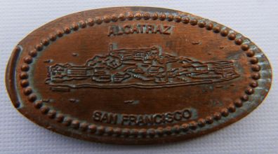 Elongated Coin - Alcatraz (San Francisco, California)