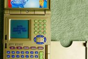POKEMON POKEDEX DELUXE GOLD 2001  (starts but doesn't work, for parts or repairs)
