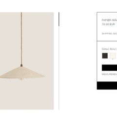 Zara Ceiling Lamp - Brand New