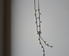 Silver flower chain