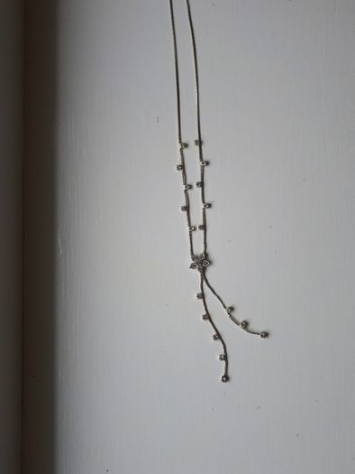 Silver flower chain