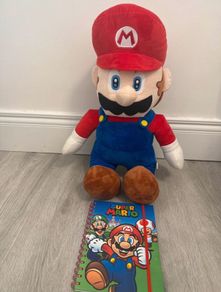 Mario Plush& Notebook
