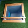 Next Wooden Mirror Vintage Retro 2007 With Small Shelf - Rare Retro Heavy Mirror Image 2