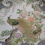Peacock wall Plate gold gilt Image 2