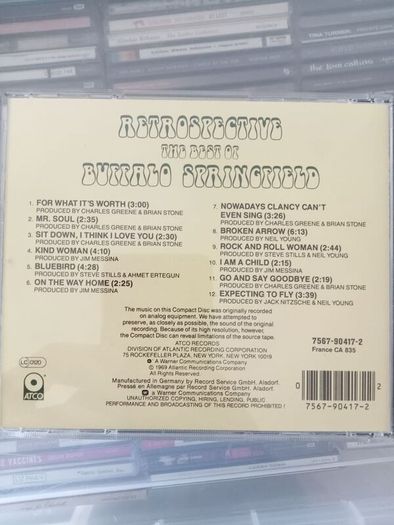 Buffalo Springfield Best of Greatest hits CD